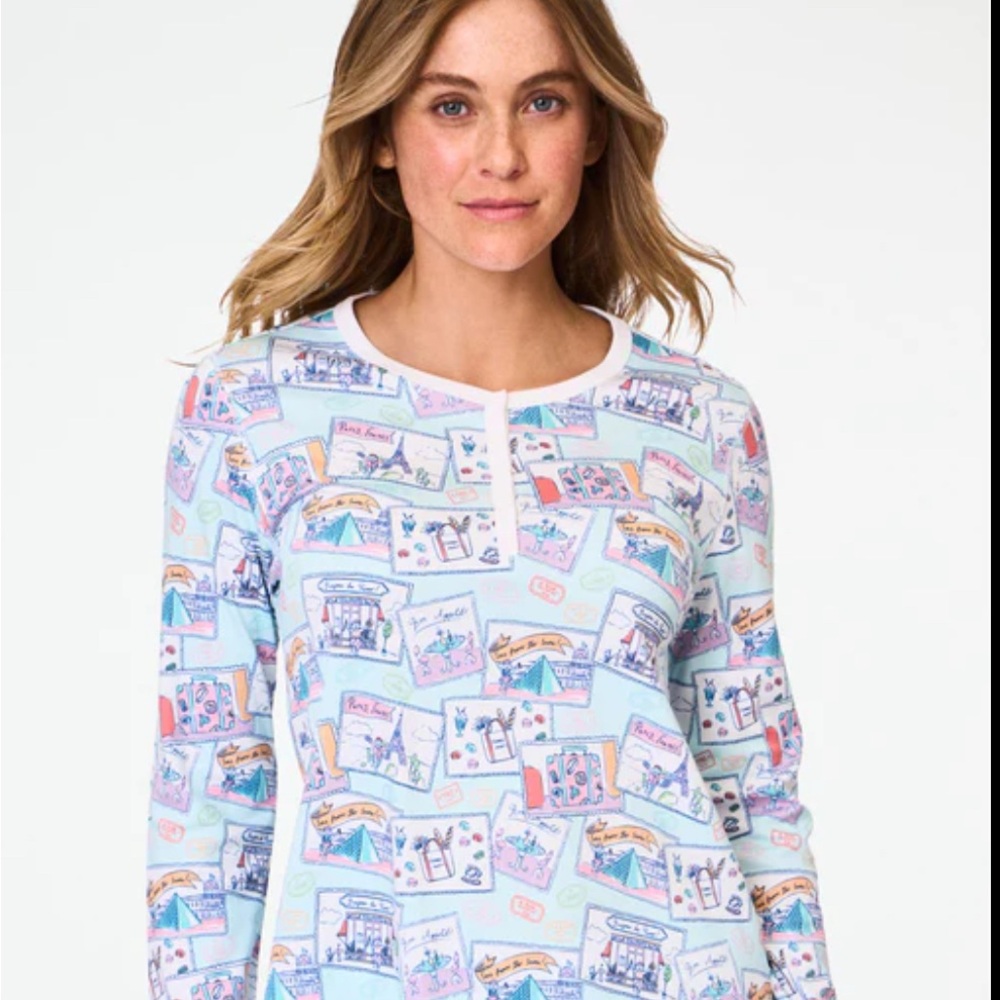 Roller Rabbit Paris Monkey Pajamas - super rare